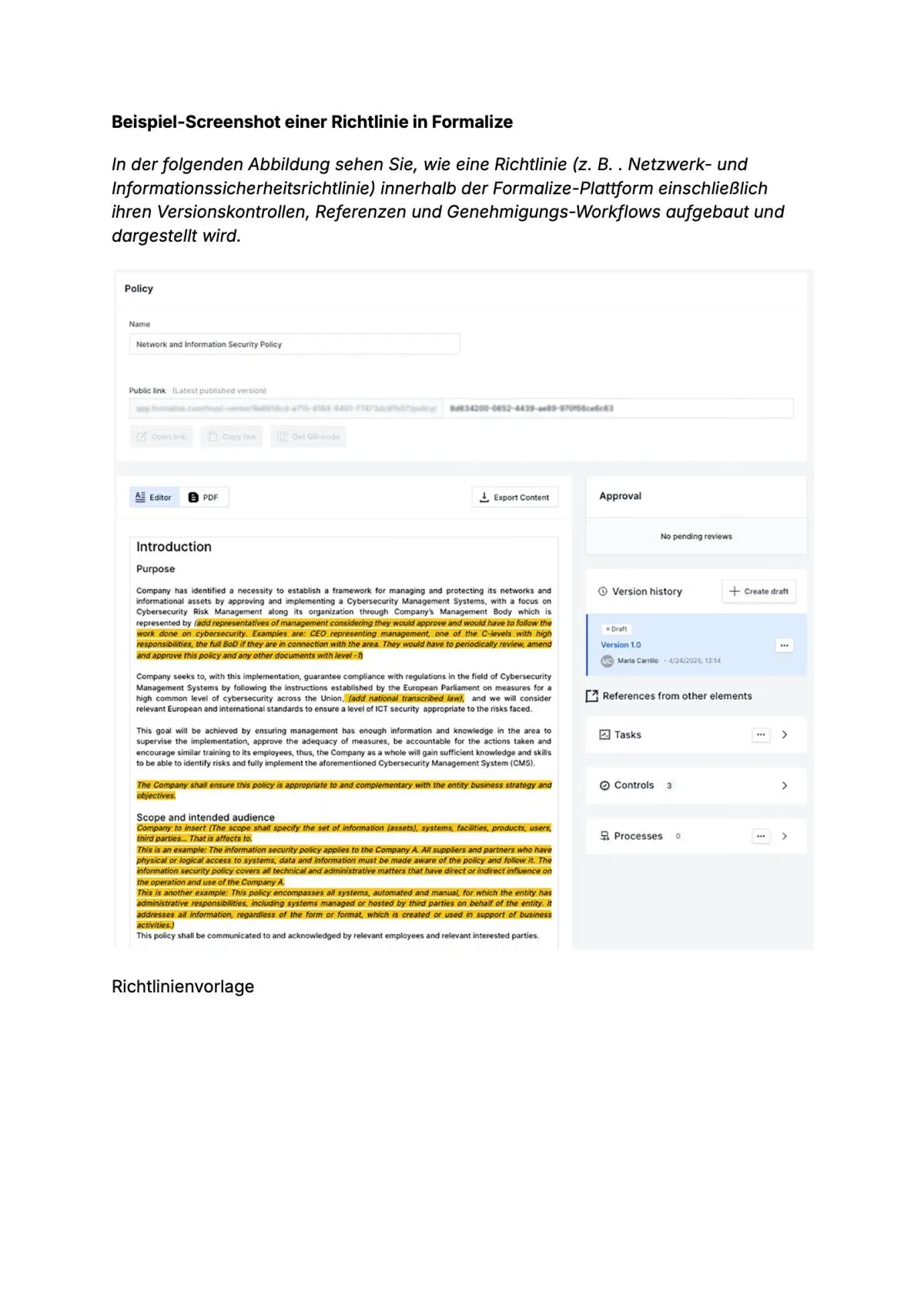 Policy Controls Preview Page 2