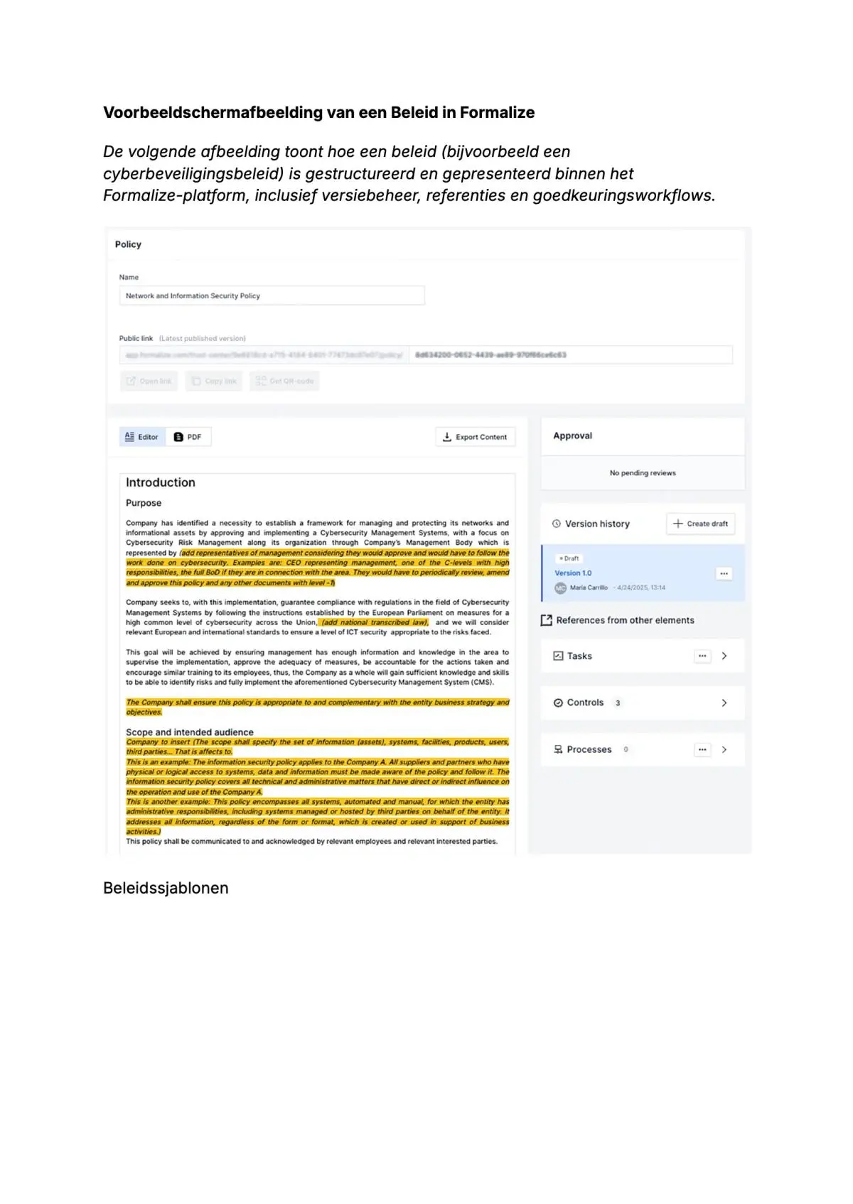 Policy Controls Preview Page 2