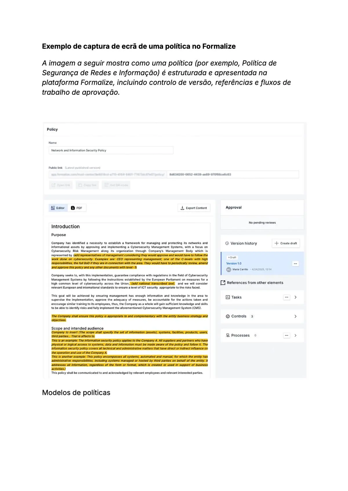 Policy Controls Preview Page 2